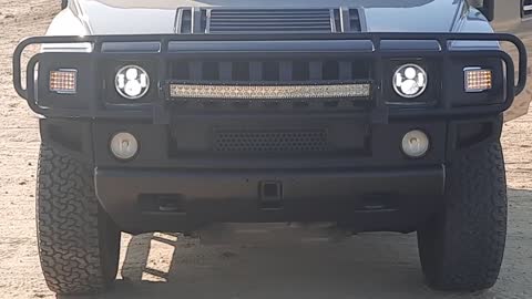 2003 Hummer H2, Jeep Headlight Upgrade!!!