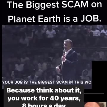 The biggest scam on planet earth is a job or the high taxes? [Short]