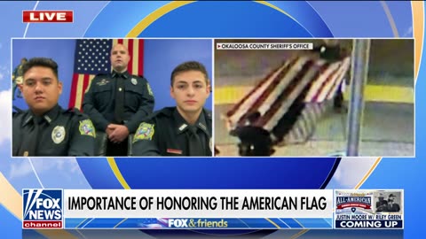 Florida officers seen on video rescuing two fallen flags