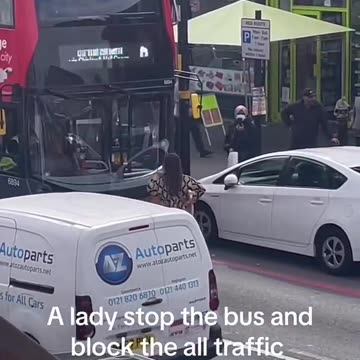 London Another one standing in front of a bus Anyone know why in the last