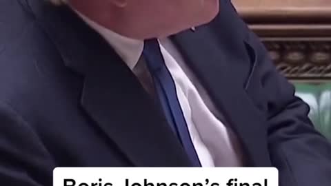 Boris Johnson's final speech as prime minister