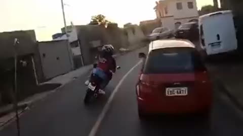 Motorcycle chase