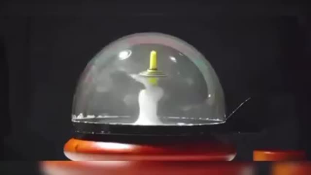 LoL,, this is a cool video. A little enclosed system, a flat little earth