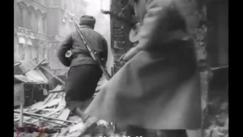 Red Army Battle For Poland 1945 Footage