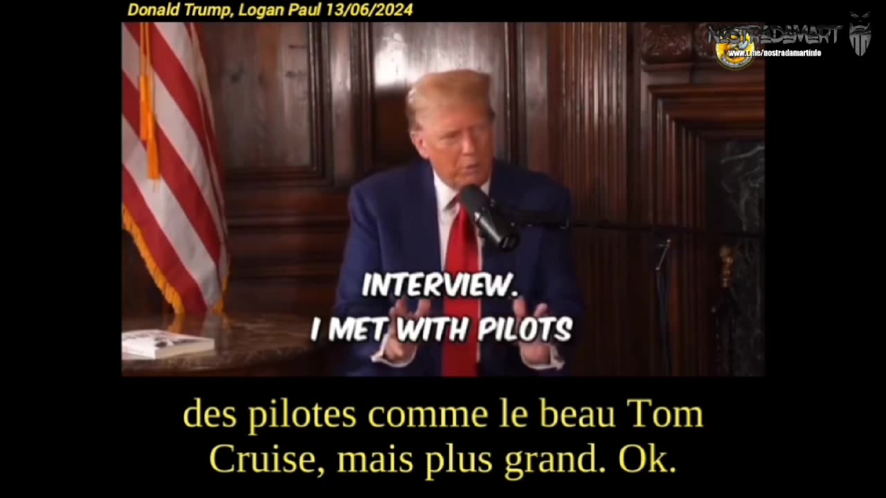 Trump au podcast de Logan Paul - L’existence des extraterrestres est crédible