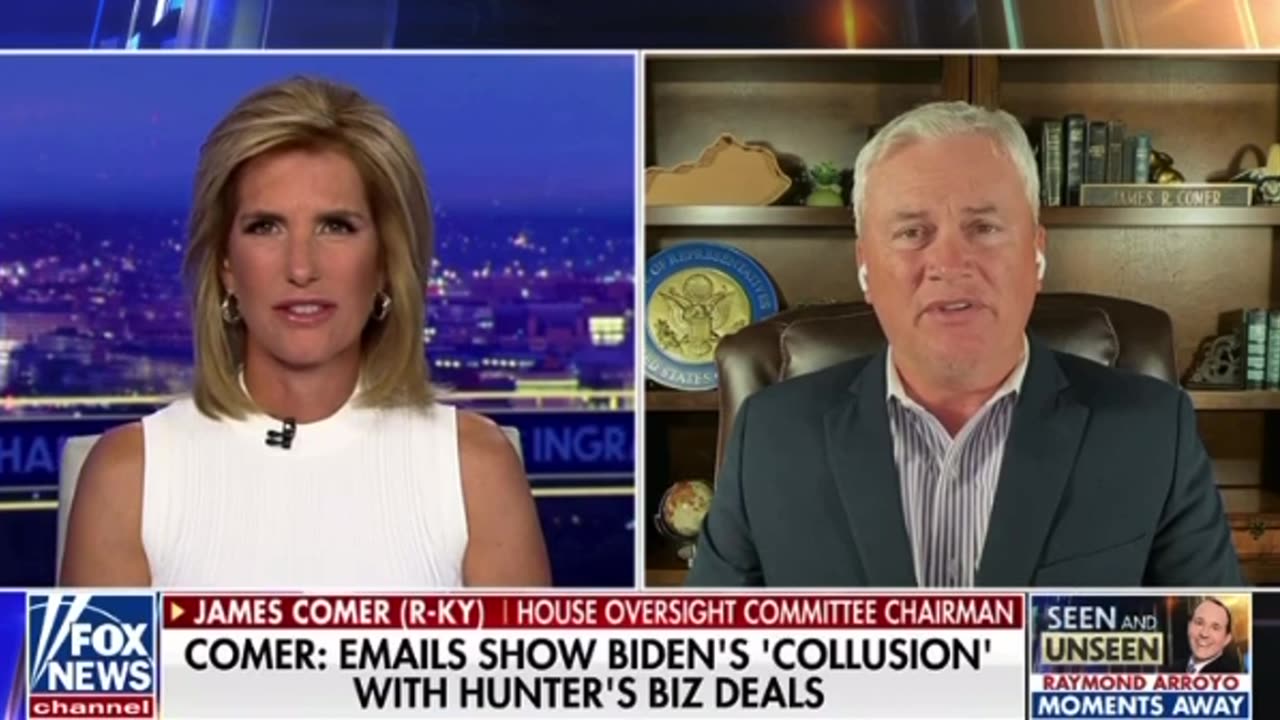 Rep James Comer: There was NO WALL between Joe Biden & Hunter Biden's SHADY BUSINESS DEALINGS