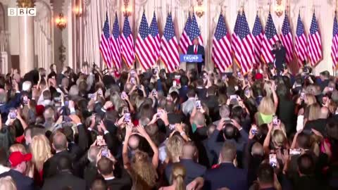 Donald Trump launches 2024 US presidential bid - BBC News