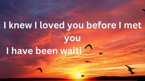 Savage Garden - I knew I Loved You ( Lyrics )