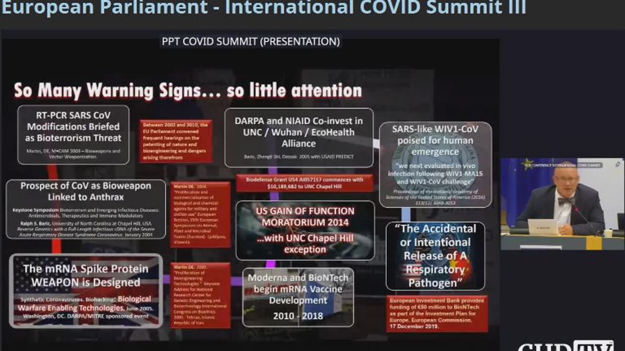 Dr. David Martin brings the house down at International COVID Summit III, European Parliament