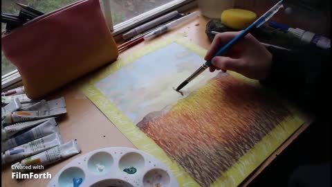 Another watercolor Time lapse!