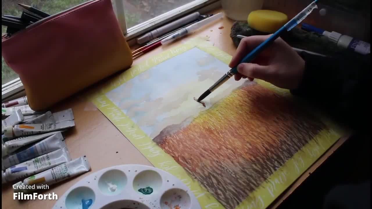 Another watercolor Time lapse!