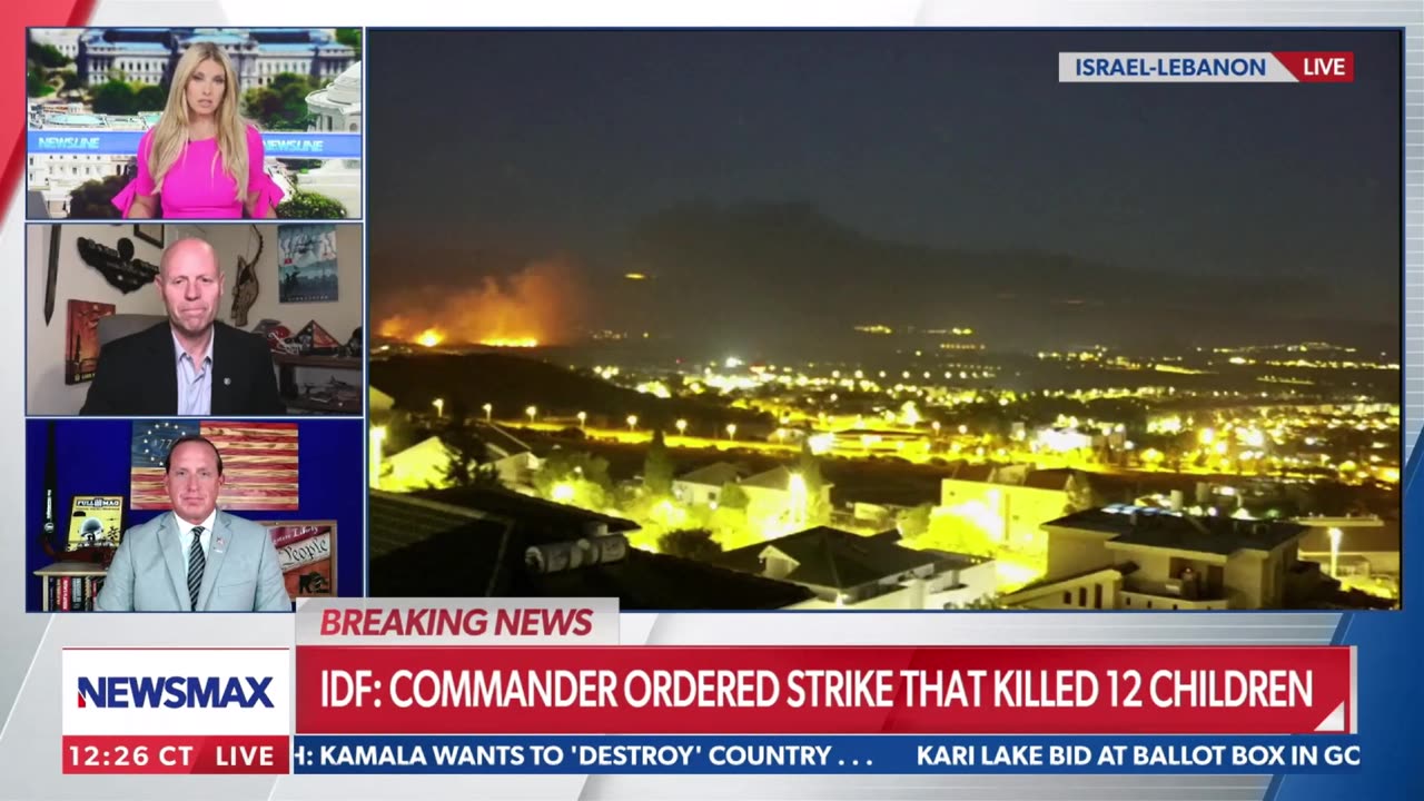 Newsmax - July 30, 2024 (Israel Strike in Beirut)