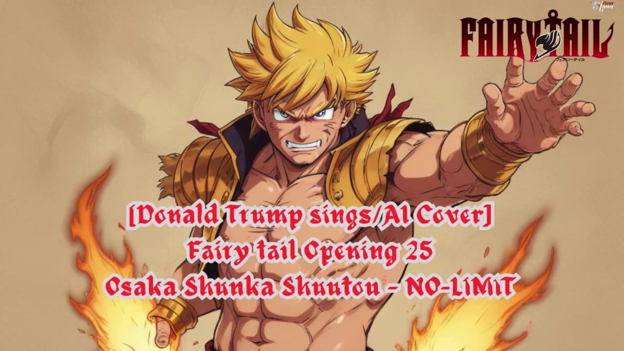 [Donald Trump sings/AI Cover] Fairy tail Opening 25 | Osaka Shunka Shuutou - NO-LIMIT