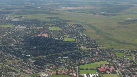 Beautiful landing in Johanessburg, South Africa 🙂