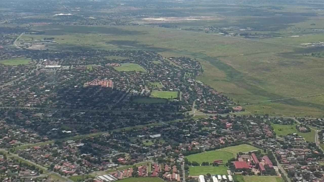 Beautiful landing in Johanessburg, South Africa 🙂