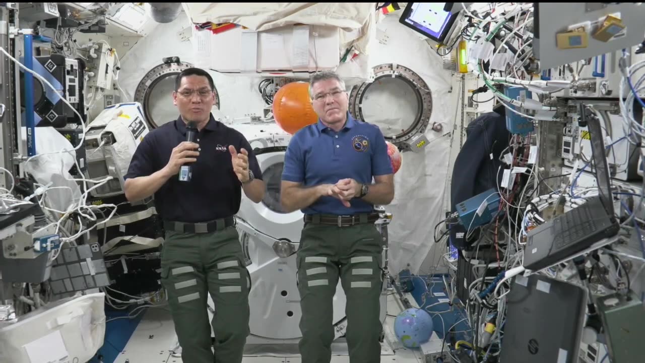 Expedition 69 Space Station Crew Answers Galveston, Texas, Student Questions