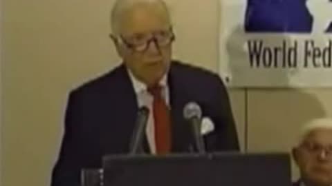 Walter Cronkite Advocates For World Government