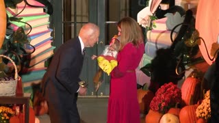 Joe Biden Bites Baby At White House Halloween Event