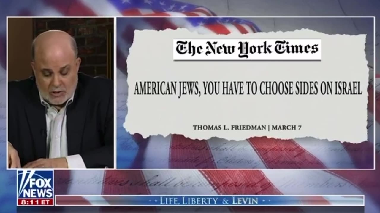 Mark Levin on Jewish Liberals