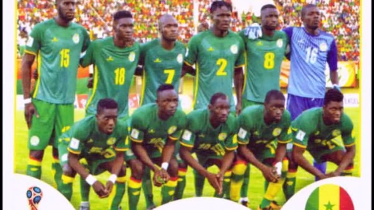 PANINI STICKERS SENEGAL TEAM WORLD CUP 2018