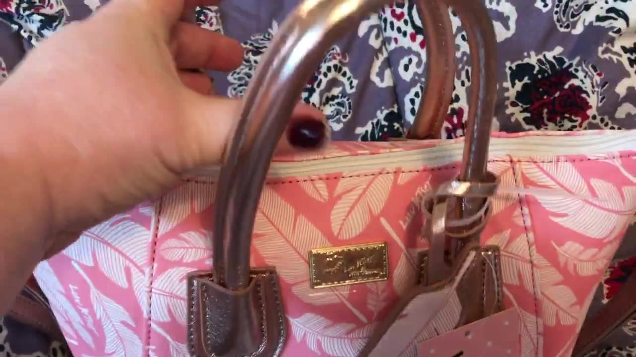 Quick review of the Luv Betsey by Betsey Johnson Dome Crossbody Bag in Coral.