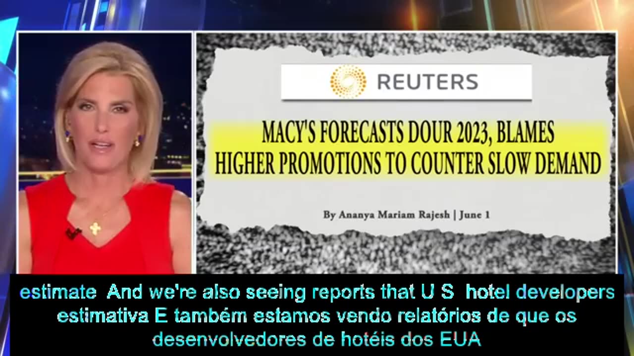 Ingraham: tudo está 'caindo' sob Biden