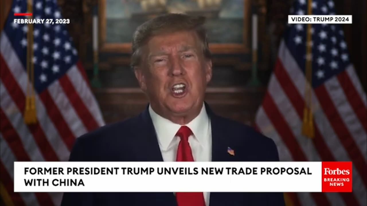 Trump Lets Loose On 'Biden And The Globalists,' Proposes Major China Trade Overhaul