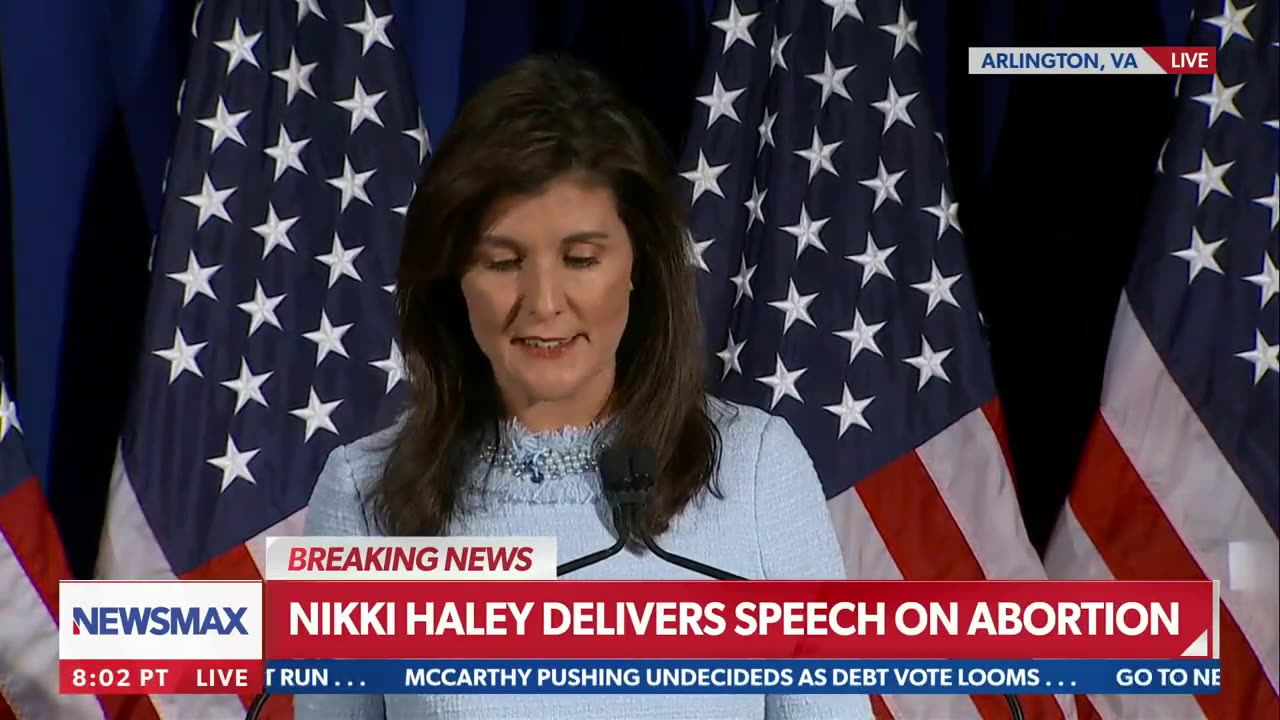 Nikki Haley tweeted, "Nikki Haley: I believe that every life is a gift from God