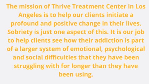 Thrive Treatment Center in Los Angeles, CA
