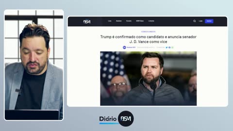 Saiba quem é o J.D. Vance, a escolha de Trump para vice | Diário BSM