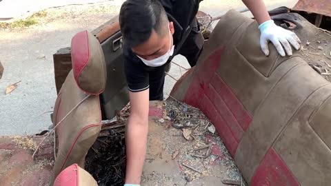 You're doing a great job cleaning your car