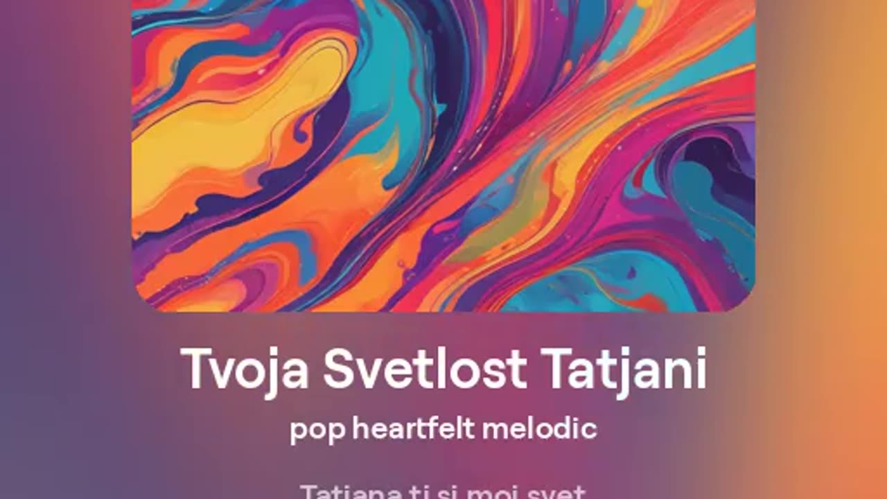 Tvoja svetlost Tatjana-Suno & Stefan baba Ristanovic