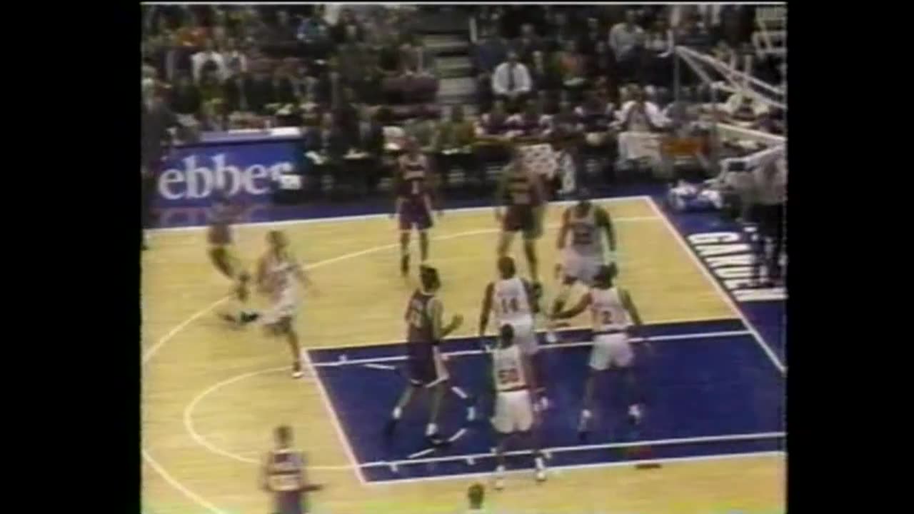 ROOKIE EDDIE JONES OPENING NIGHT MSG LA LAKERS AT NY KNICKS 11 8 1994