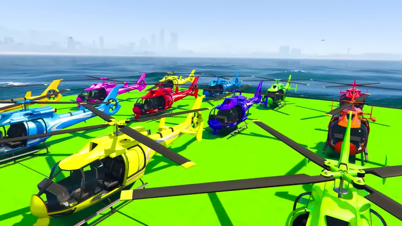 GTA V New Epic Parkour Race For Car Racing Challenge by Cars and Motorcycle, Founded Spider Shark2