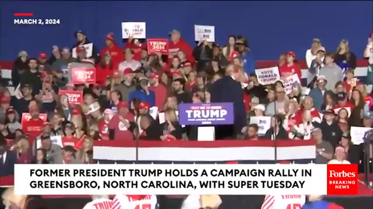 SHOCK MOMENT: Trump Abruptly Stops NC Rally Speech When Attendee Suffers Medical Emergency