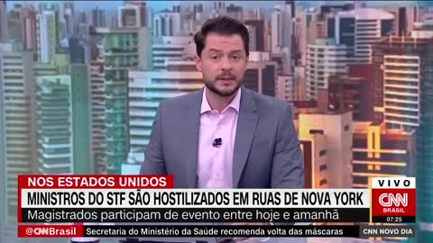 Manifestantes hostilizam ministros do STF na porta de hotel em Nova York | NOVO DIA