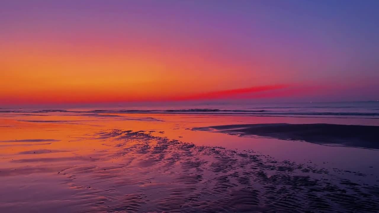 The sunset glow and roses paint romance together,