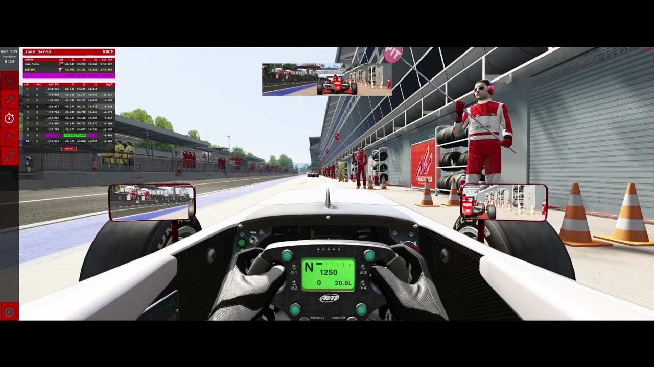 Assetto Corsa @Monza w/ Tatuus FA01 - Race Win (14 Sep 2024)