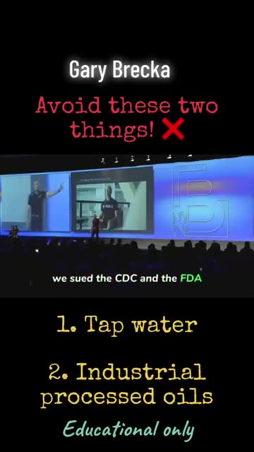 Avoid Tap Water