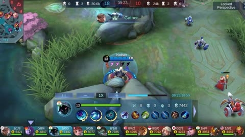 Mobile Legends bangbang gameplay..