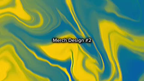 Green and Yellow Swirl Merch Design! #merchstore #art