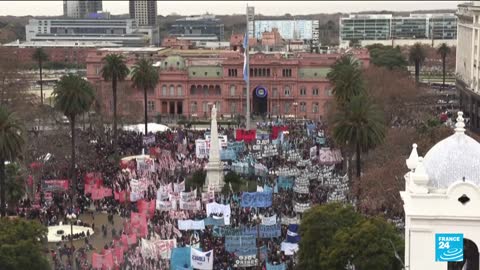 Thousands protest against government in inflation-ravaged Argentina • FRANCE 24 English