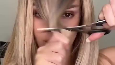 Asian girl hair cut, hair cut transformation, short cute