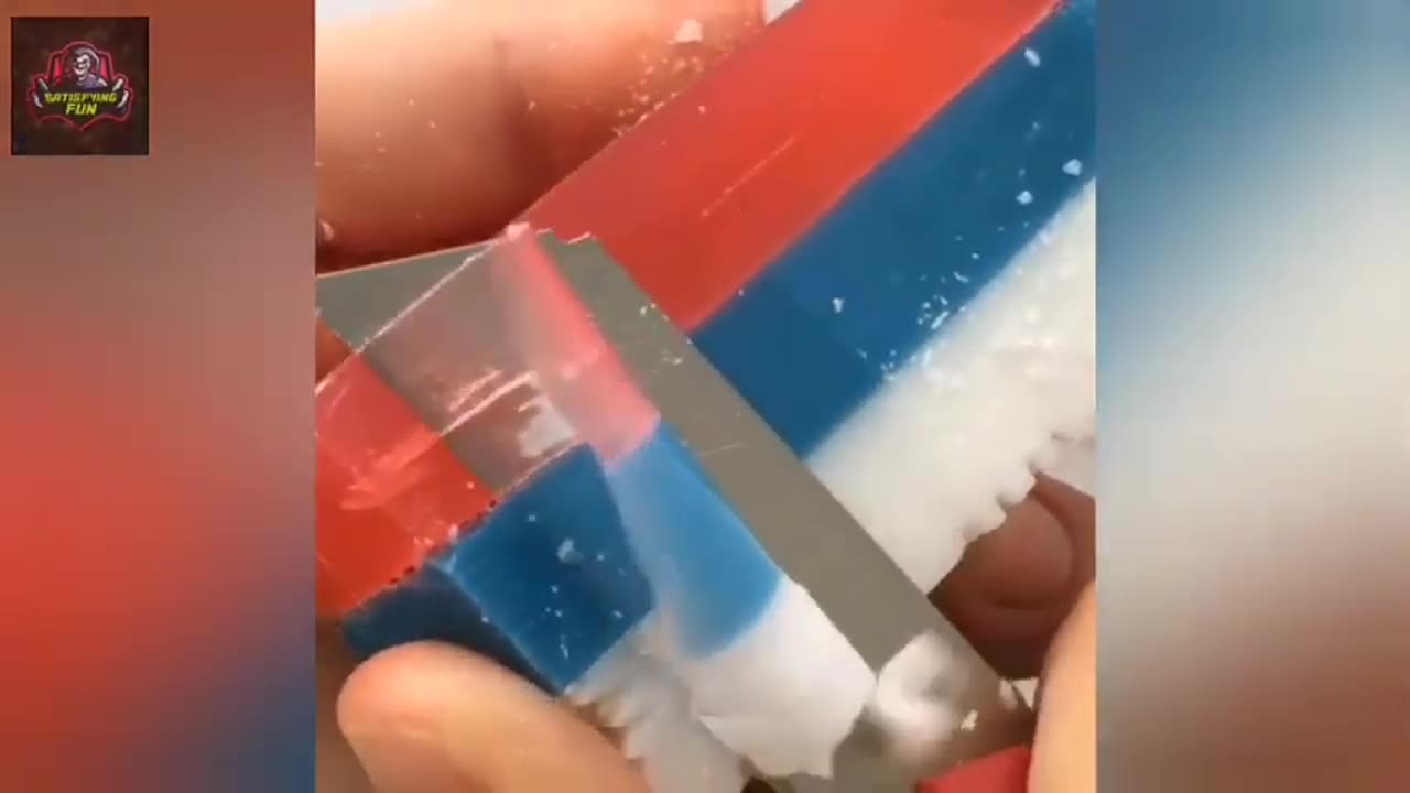 Very satisfying video || ASMR soap satisfying