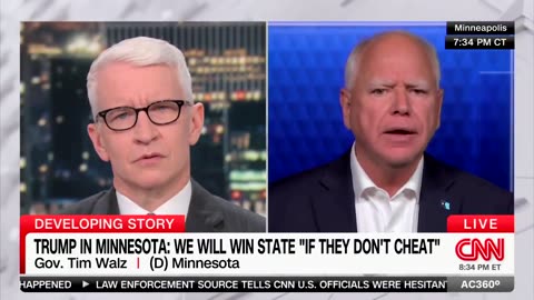 Tim Walz wants to invest in a "ladder factory" to help illegals scale the border wall.
