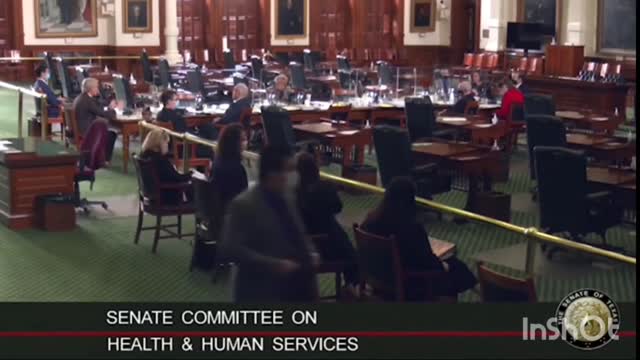 Peter McCullough, MD testifies to Texas Senate HHS Committee