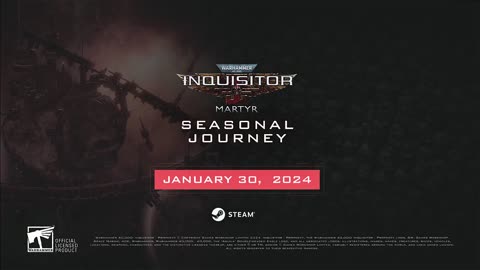 Warhammer 40K_ Inquisitor - Martyr - Official Seasonal Journey Announcement Trailer