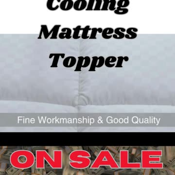 Comfort Cooling Mattress Topper - Link Below