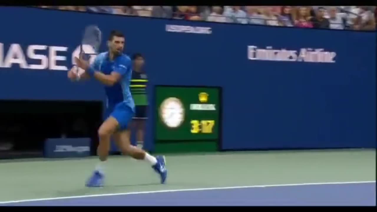 Unvaxxed Novak Djokovic's Game Winning Shot Was Sponsored By Moderna