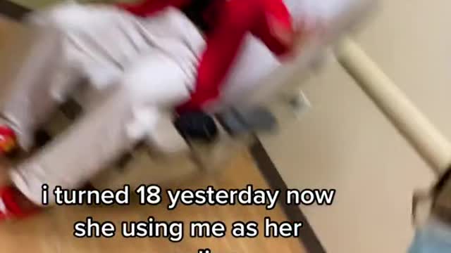 i turned 18 yesterday now she using me as her guardian